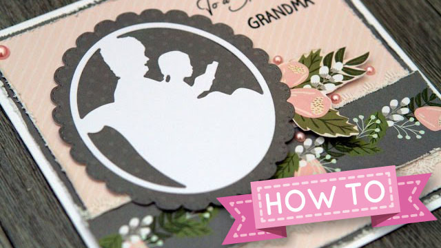 Pretty Quick silhouette grandmother die-cutting