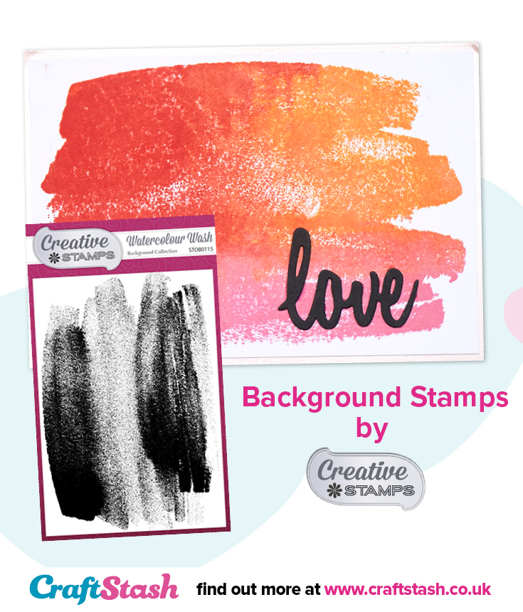 messy brushrtrokes background stamp