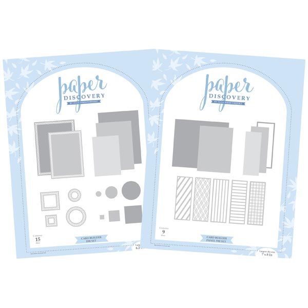 Paper Discovery Die Set Tag Builder Window and PocketSet of 6 