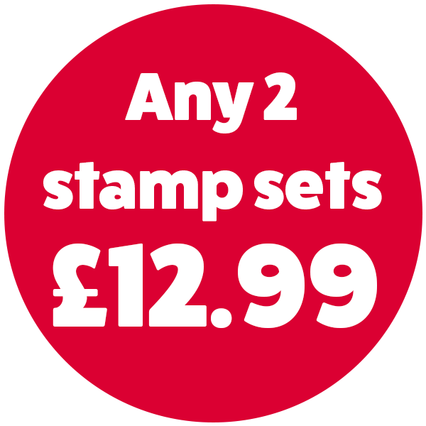 Get any 2 rotating stamp sets for £12.99
