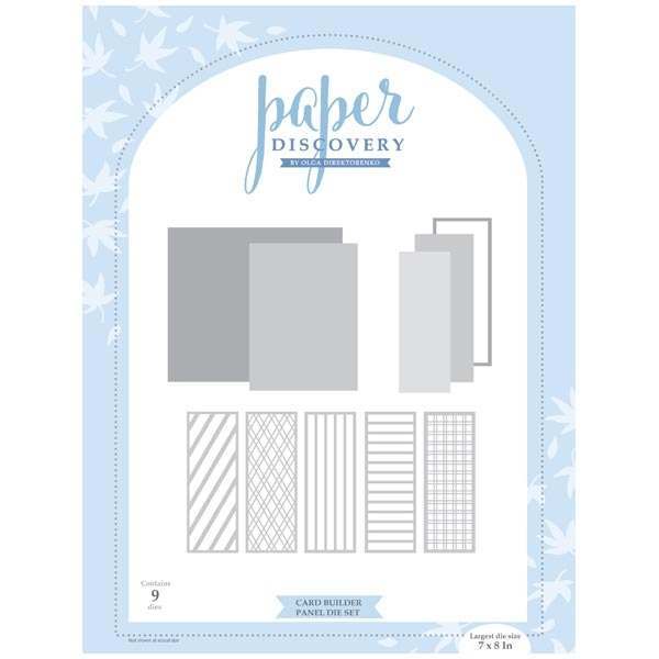 Paper Discovery Die Set Tag Builder Window and PocketSet of 6 