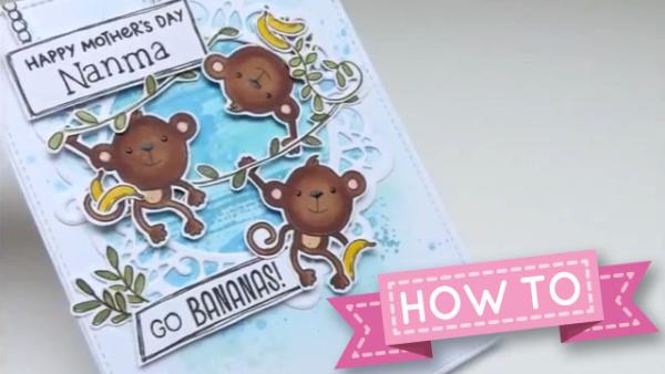 HOW TO: Go bananas with this cute card by Crafti Potential