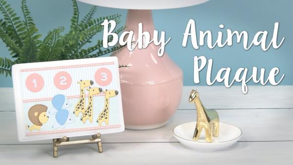 Sizzix Chapter 1 Launch: Baby Animal Plaque How-To