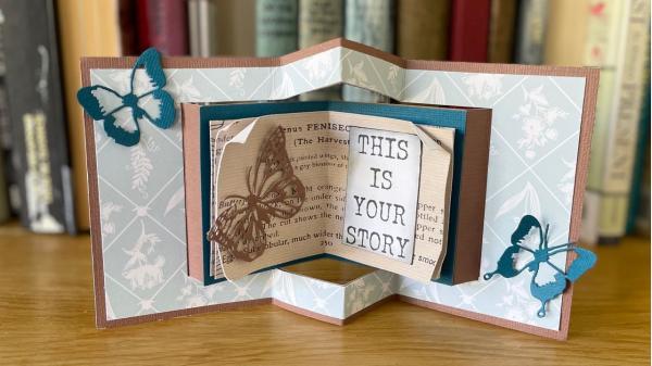 Pop Up Book Card Free Template