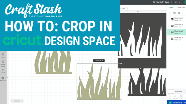 How to crop in Cricut Design Space
