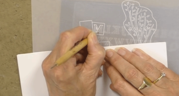 How to use Groovi Plates for embossing on parchment
