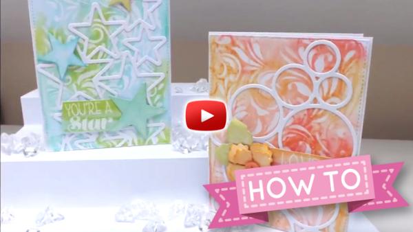 HOW TO: Creative Stencil Flourish by Crafti Potential