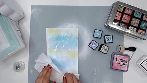 Gift Tag Idea - Colourful Background Tutorial Video
