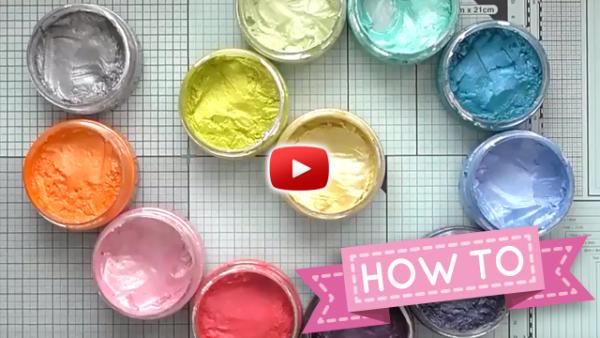 HOW TO: Tonic Nuvo Embellishment Mousse Watercolour Palette by Arti Potential