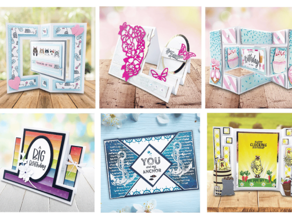 First Look - NEW Creative Craft Products A2 Collectables Fancy Fold Dies & Embossing Folders
