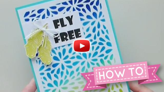 HOW TO: Creative Stencil Splash by Claire Newcombe