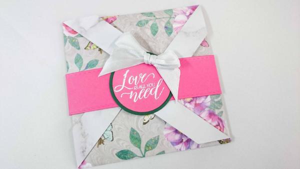 Tutorial | Valentine's Day Pinwheel Card
