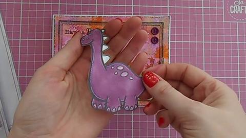 Crafti Potential! Cute Dinosaur Cardmaking Idea!