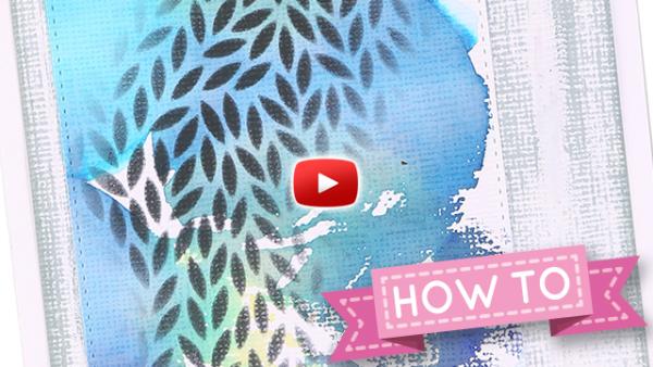 HOW TO: Creative Stencil Leaves by Susan Renshaw