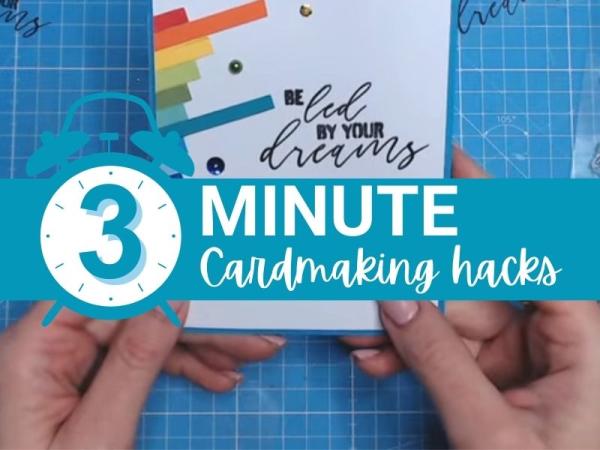 3-Minute Cardmaking Hack - Positioning Stamps