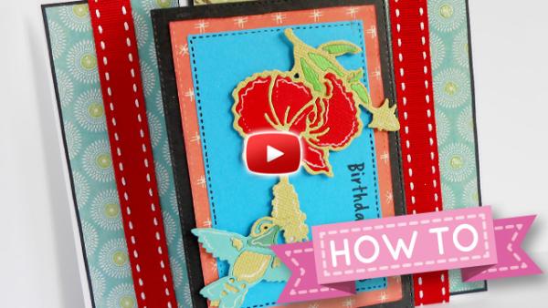 HOW TO: Fuzzy Lemon Hummingbird & Hibiscus by Crafting Diva