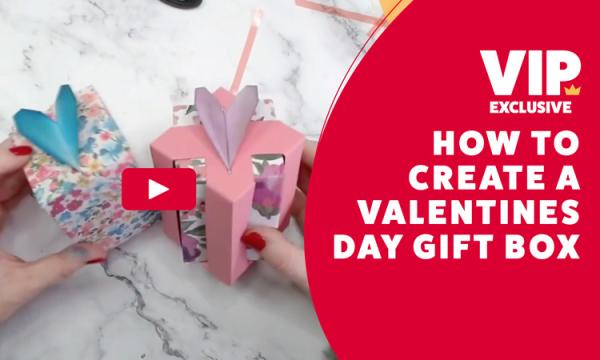 Valentine's Day Gift box Tutorial by Helen Griffin