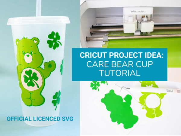 Cricut Project Ideas: DIY Care Bear Cup