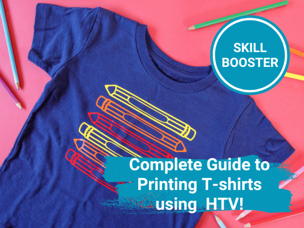 Custom Vinyl T-Shirt Printing Guide using HTV and a Cricut Machine