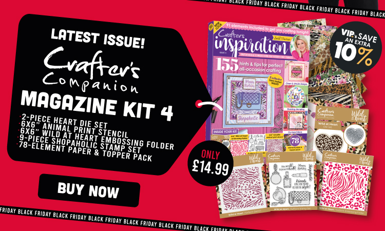 NEW MAG - Crafter's Companion Crafter's Inspiration Magazine & Kit #4 