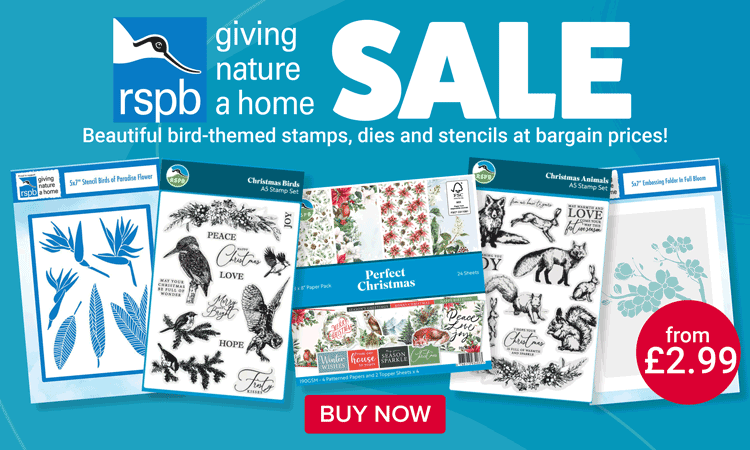RSPB sale - beautiful bird-themed stamps, dies and stencils at bargain prices
