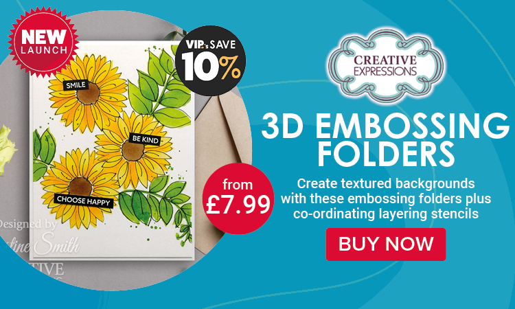 Creative Expressions 3D Embossing Folders & Layering Stencils